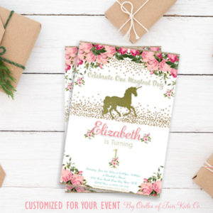 Unicorn Invitation Package
